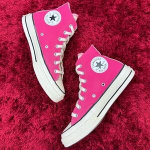 Converse Chuck Taylor 70’s All Stars Hi 165504C Women’s 7.5 Men’s 5.5 Cream Pink